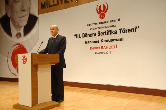 Siyaset ve Liderlik Okulu 3.Dönem Sertifika Töreni 25 Aralık 2010