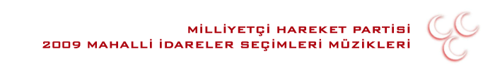 2009 Yerel Secim Müzikleri