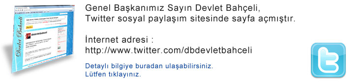 Devlet Bahçeli Twitter Sayfası