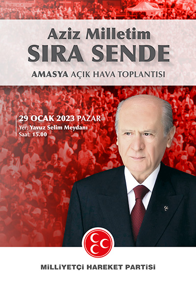 Aziz Milletim Sıra Sende Amasya Mitingi Raket